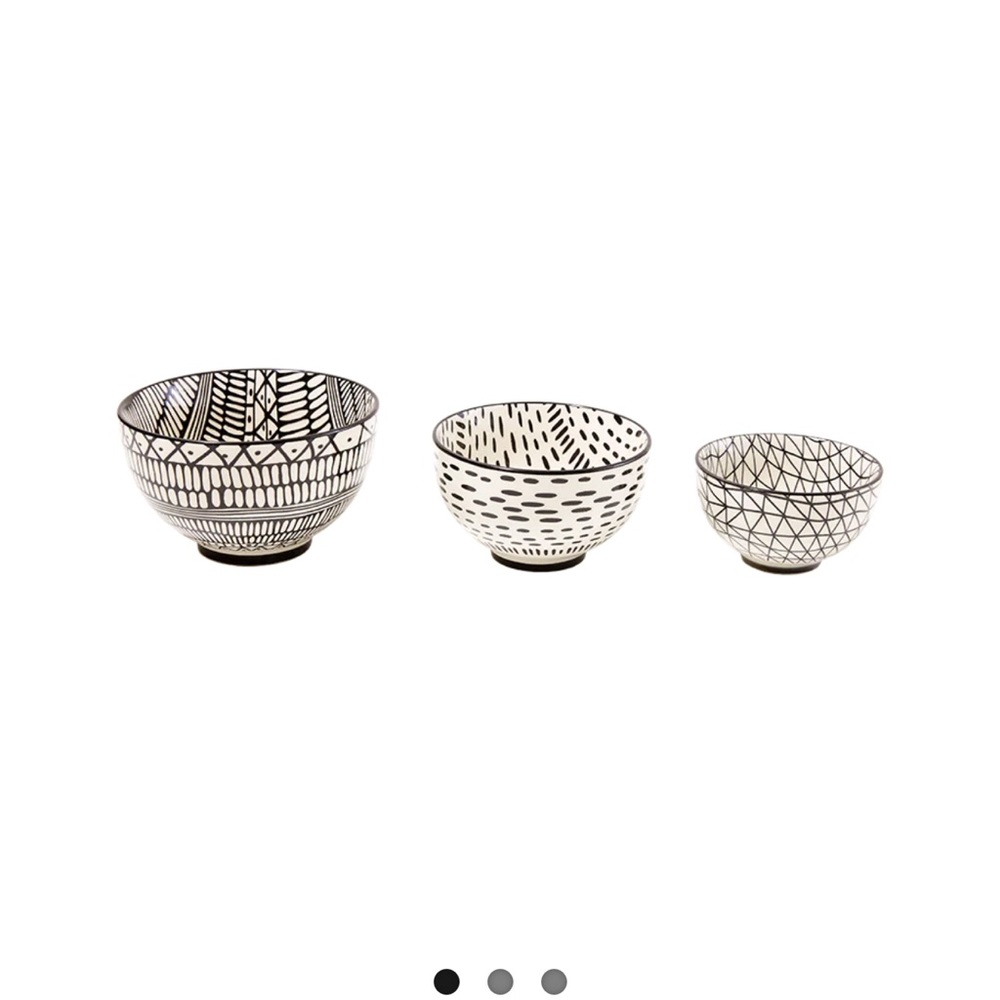 Short Stories nesting bowl set New!